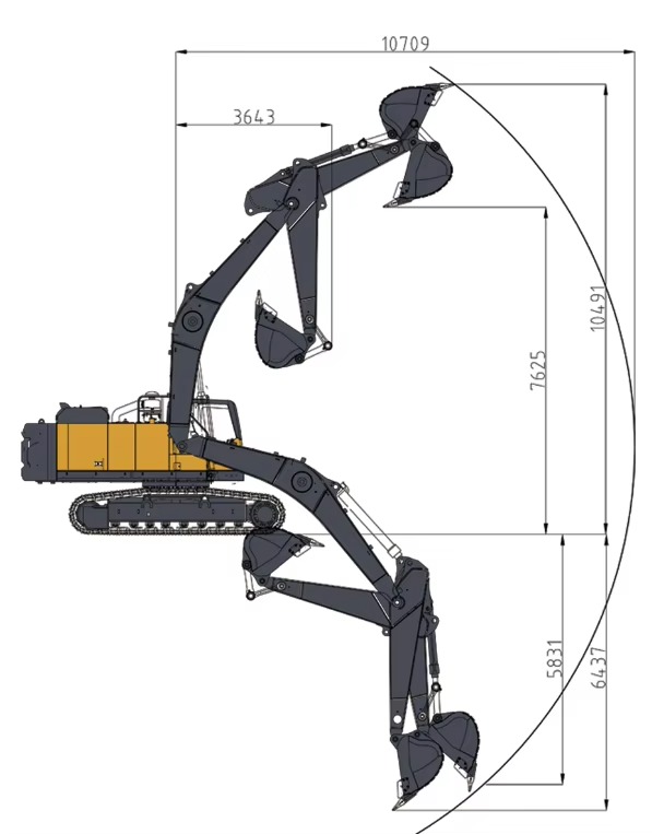 SH330挖掘机详情4